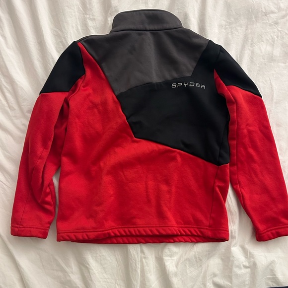 Spyder Black and Red Pullover boys size M - Picture 2 of 2